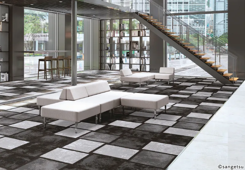 Sàn & Thảm DT7051 – Slate Joint (2023-2026 DT – Thảm Tấm) (phối cảnh 1)