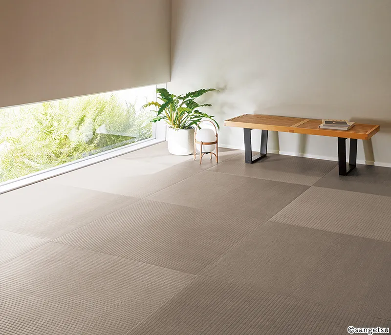 Sàn & Thảm GT8002T – Gạch chiếu tatami (2023-2026 Floor Tile – Ikkimi) (phối cảnh 1)