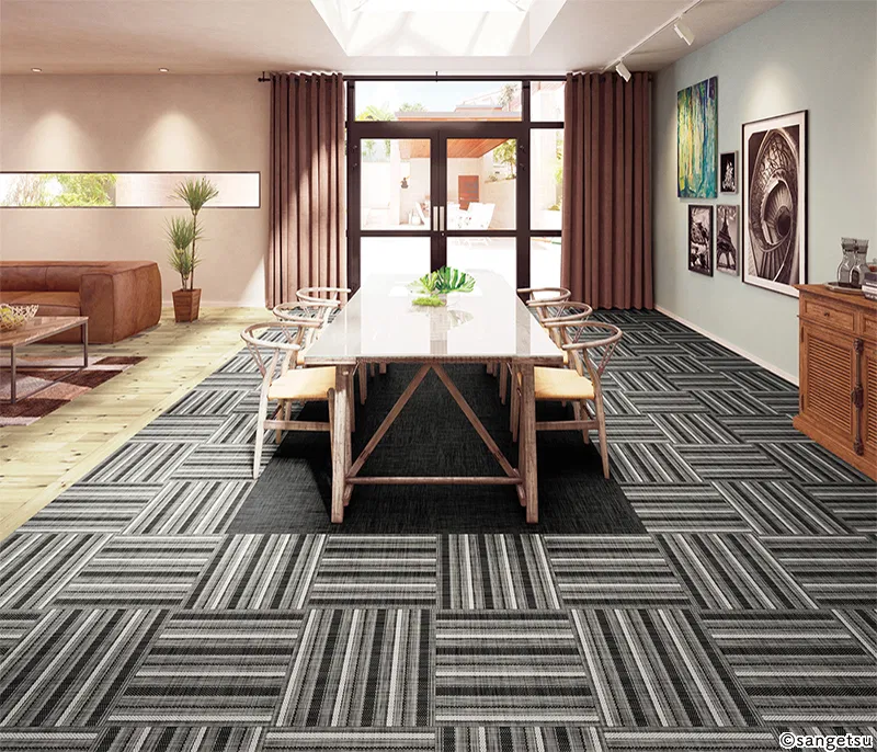 GT-8013 – phòng cộng với hình vuông (2023-2026 Gạch Vinyl (Floor Tile) – Ikkimi)