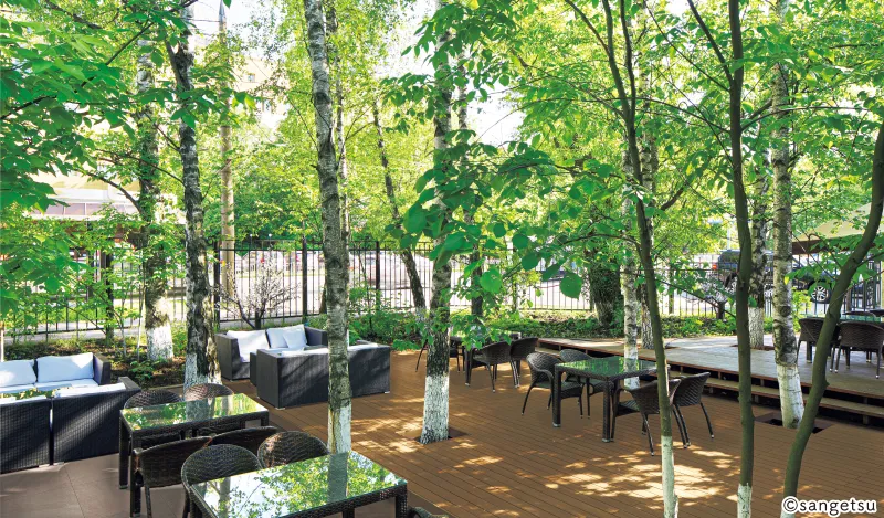 Ngoại Thất GW-10004 – Forest Wood – ván sàn nâu (Season Place Vol.1)