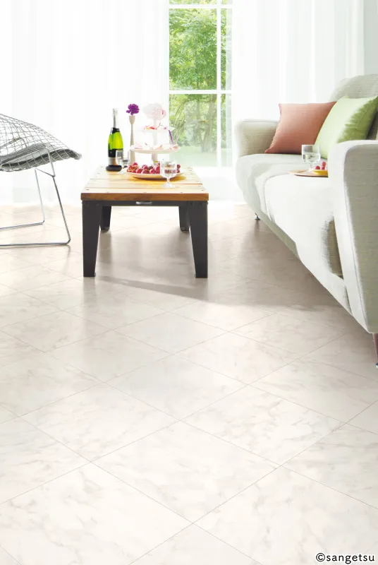 Sàn & Thảm HM12047 – Bianco (2024-2027 Home Floor) (phối cảnh 1)