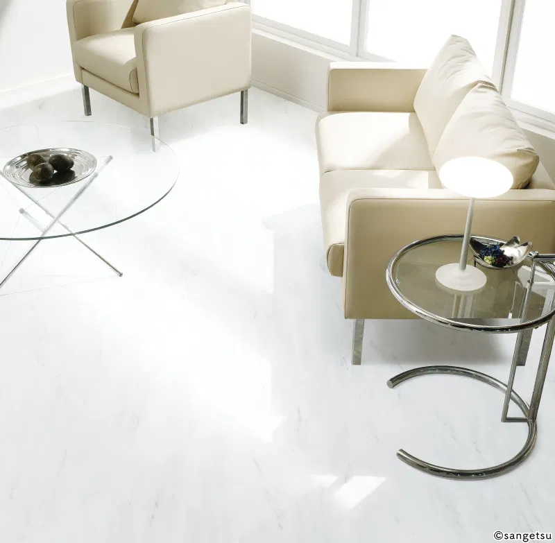 JK-2006 – đá cẩm thạch trắng (2023-2026 Gạch Vinyl (Floor Tile))