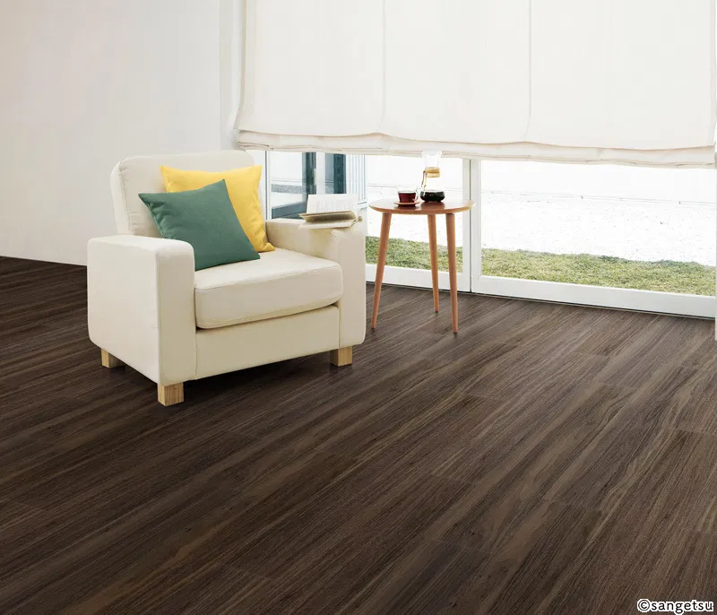 Sàn & Thảm JK-8015 – Óc chó (2023-2026 Floor Tile – Ikkimi) (phối cảnh 1)