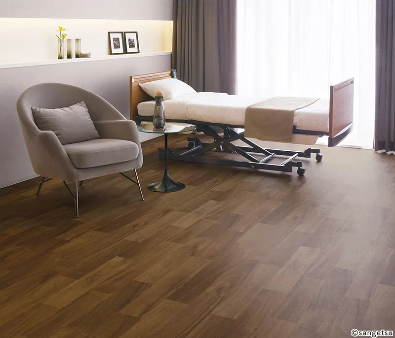 Sàn & Thảm NU-24382 – Gỗ gụ (2025-2027 S Floor) (phối cảnh 1)