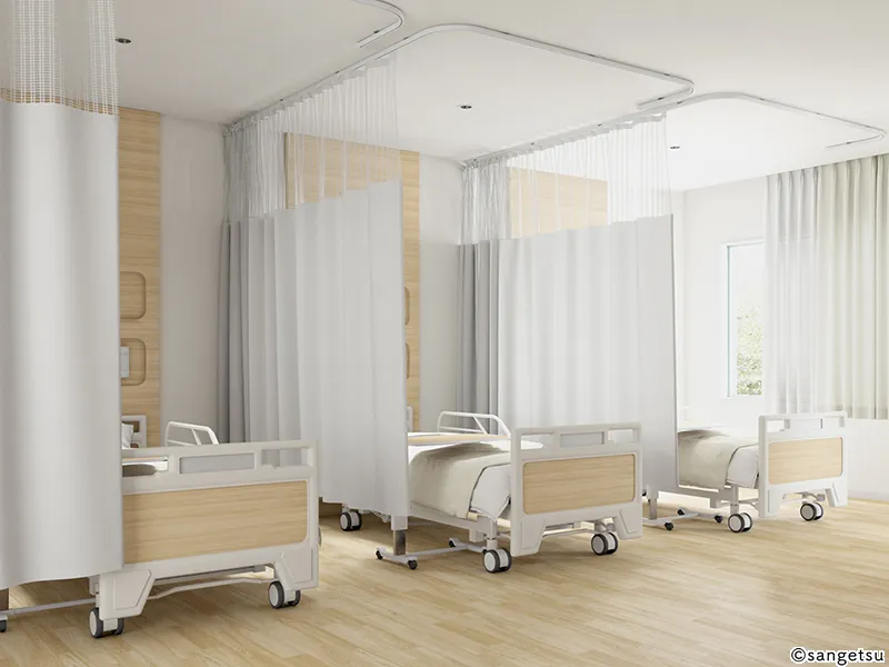 Rèm Cửa PK4014M – Clinical II (M) (Contract Curtain Vol.11) (phối cảnh 1)