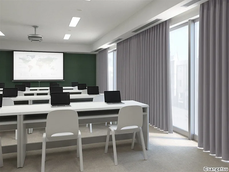 Rèm Cửa PK4379 – Napoli E (Contract Curtain Vol.11) (phối cảnh 1)
