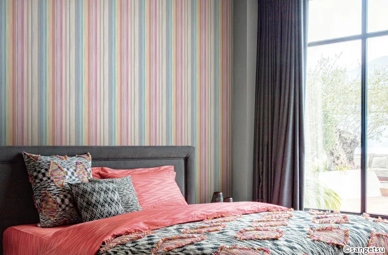 Giấy Dán Tường SGP1584 – Striped Sunset (2025-2029 XSELECT – Thương Hiệu & Hoa Văn (Brand & Pattern))