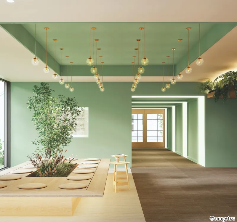 Giấy Dán Tường TH34017 – LIGHT (2025-2028 FAITH) (phối cảnh 1)
