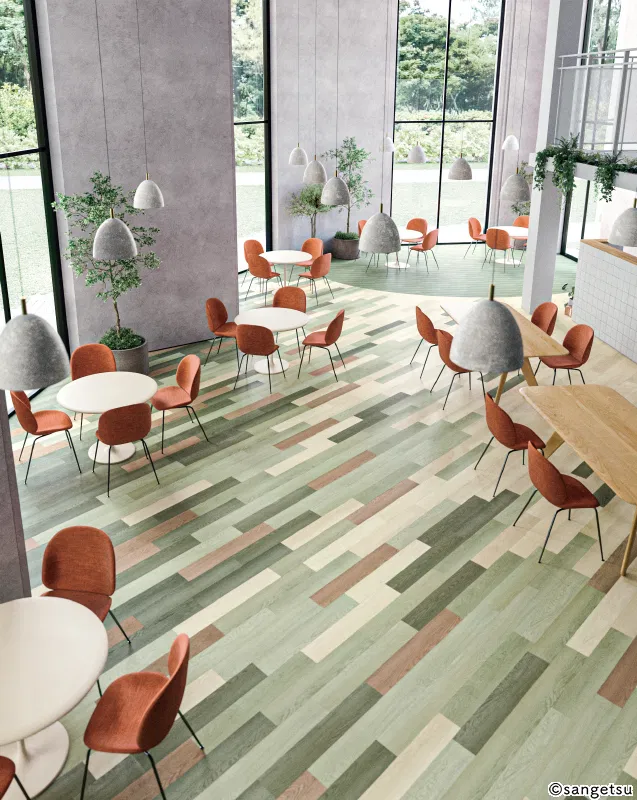 WD-2030-W – quay gỗ sồi (2023-2026 Gạch Vinyl (Floor Tile))