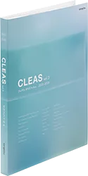 Bìa sách mẫu Cleas Glass Film Vol.3 của Sangetsu, tông xanh ngọc nhạt