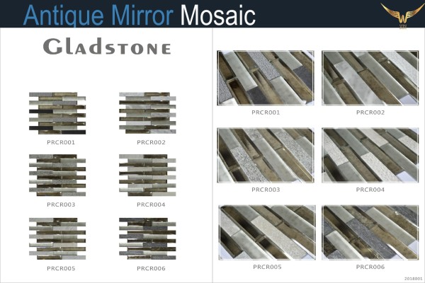 Gạch Mosaic Kính Cổ Điển Gladstone